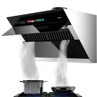 BRANO 900CFM Under Cabinet Range Hood Stainless Steel Vent Hood with Voice/Gesture/Touch Control Control,36 inch