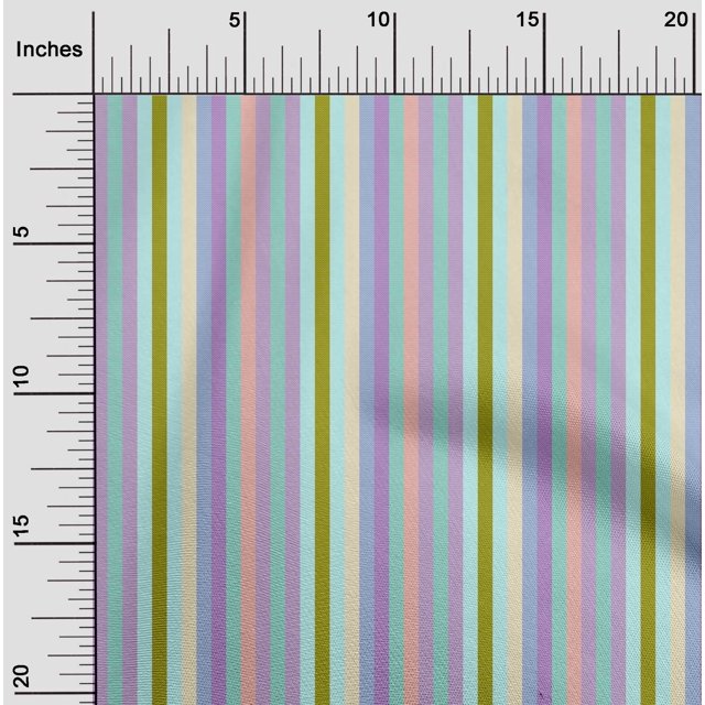 oneOone Coton Flex Tissu à Rayures Romaines Tissu BTY 40 Pouces de Large