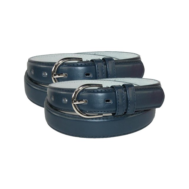 CTM® Ceinture Habillée en Cuir 1 1/8 Pouce (Lot de 2) (pour Femmes)