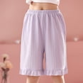 thumbnail image 2 of Timegard Baby Girl Clothes Cute Ruffle Loose Comfy Pjs Shorts Summer Casual Solid Color Cotton Shorts, 2 of 5