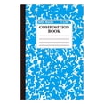 thumbnail image 1 of ZTTD 1 Pack Composition Notebook, Wide Ruled Composition Notebook, 5.51" x 8.27", 30 Sheets(60 Pages) per Comp Book, Blue Marble Notebooks for Office Supplies, Wide Ruled Notebook(Style8-Blue), 1 of 8