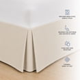 thumbnail image 4 of Swift Home Premium Bed Skirt 14-Inch Tailored Drop, 1 Pack, Twin, 4 of 5