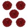 thumbnail image 1 of Uxcell 8" Tissue Pom Poms Paper Flowers Ball Wedding Party Decoration, Red 5 Pack, 1 of 6