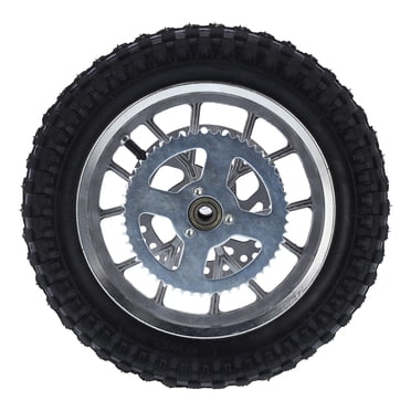 KIMISS Roue Arrière de Moto hors Route, Pneu de Bicyclette Mini de Poche Antidérapant en Alliage d'Acier 12.5x2.75 Po pour 47cc 49cc 2 Temps