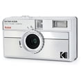 thumbnail image 2 of KODAK EKTAR H35N Half Frame Retro Film Camera (Striped Silver) Plus a Bonus Microfiber Cleaning Cloth, 2 of 11