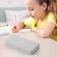 thumbnail image 2 of RXIRUCGD Plastic Pencil Case with Snap Closure, Gris, 2 of 6