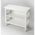 thumbnail image 2 of Butler 3044304 Glossy White Low Bookcase, 2 of 2