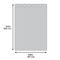 thumbnail image 4 of Mainstays Faux Silk Light-Filtering Grommet Window Curtain Panel, 54" x 63", Peach, 1 Panel, 4 of 7