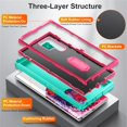 thumbnail image 4 of for Samsung Galaxy S22 Ultra 5G Case, Samsung S22 Ultra Phone Case with Built in Kickstand, Shockproof/Dustproof/Drop Proof Heavy Duty Military-Grade Rugged Protective Cover for Samsung S22 Ultra 5G, 4 of 8
