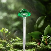 EDHITNR Solar Outdoor Lights Flashing Color Changing LED Solar Garden Lights, IP67 Waterproof Plastic Landscape Lighting for Walkway Patio Yard 6 Pack with 8-12 Hours Runtime