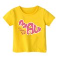 thumbnail image 3 of TZEWGL T-Shirts pour Enfants Col Rond Manches Courtes Amples Imprimé Graphique Blouse pour Nouveau-Nés Taille 3-4T, 3 of 3
