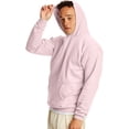 thumbnail image 2 of Hanes Mens EcoSmart Fleece Hoodie, S, Pale Pink, 2 of 3