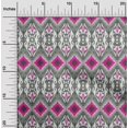 thumbnail image 1 of oneOone Cotton Poplin Fabric Geometric Ikat Printed Craft Fabric BTY 56 Inch Wide, 1 of 4