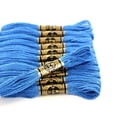 thumbnail image 2 of DMC 6 brins fil à broder en coton Skein 8 m (8.7 yd) bleu, 2 of 3