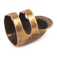 thumbnail image 1 of 2pcs Adjustable Thimble Household Sewing Metal Thimble Quilting Craft Knitting DIY Metal Thimble Quilting Craft Tools Quilting Craft Brass Metal Thimble, 1 of 6