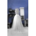 thumbnail image 4 of Women Tutu Long Skirts Wedding Party Cocktail Prom Bandage Mesh Dress, 4 of 5