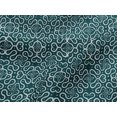 thumbnail image 4 of oneOone Viscose Jersey Fabric Leaves & Swirl Block Decor Fabric Printed BTY 60 Inch Wide, 4 of 5
