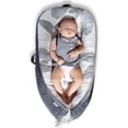 thumbnail image 1 of Baby Nest Soft Breathable Baby Bed Perfect for Newborn Gift（grey）, 1 of 4