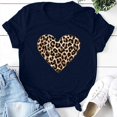 thumbnail image 4 of TIMIFIS T-Shirts de la Saint-Valentin Grande Taille pour Femmes Été Manches Courtes Col Rond T-Shirt Hauts Décontractés Amples Mignons T-Shirt Imprimé Cœur d'Amour, 4 of 6