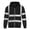 Black, variant on LOVZFMLL Hoodies for Men Reflective High Visibility Safety Hooded Sweatshirts Pullover Jacket for Workers Surveyors