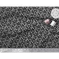 thumbnail image 2 of Soimoi Black Moss Georgette Fabric Triangle Geometric Printed Craft Fabric by the Yard 42 Inch Wide, 2 of 3