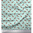 thumbnail image 1 of Soimoi Modal Satin Fabric Guitar Musical Instrument Print Fabric by The Yard 42 Inch Wide, 1 of 3
