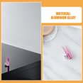 thumbnail image 3 of OUNONA 2Pcs Travel Pink Eyebrow Pencil Sharpener Easy Use Dual Slot Cosmetic Pencil Sharpener, 3 of 8