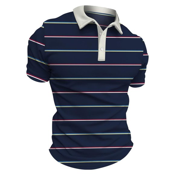DGMIOCS Mens Short Sleeve Polo Quick Dry Vintage Construction C XXXL