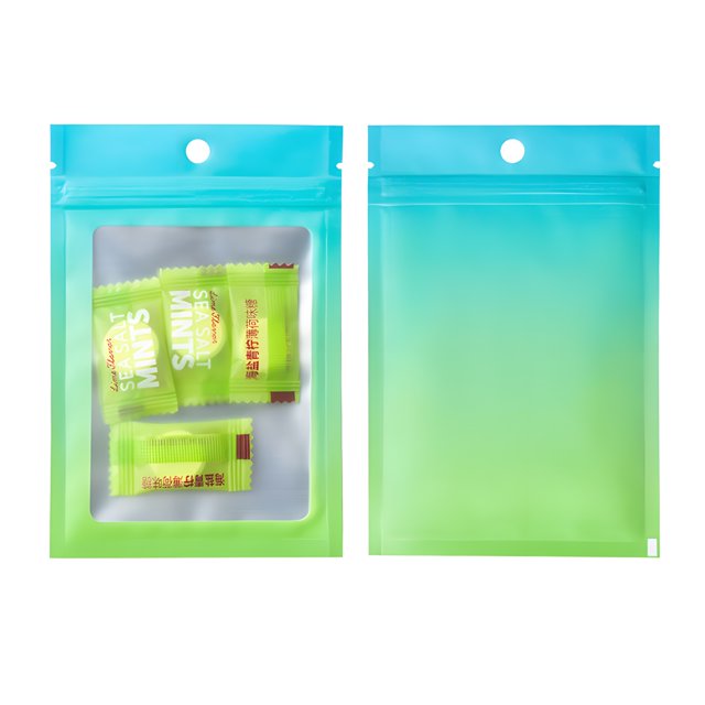 Aspire Lot de 100 Sacs à Fermeture Éclair en Mylar Refermables avec Fenêtre Transparente