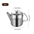 thumbnail image 2 of Storage Containers Product Classification Teapot for Restaurants and Homes with Durable Stainless Steel Short Spout 20 to 70 Oz Spill Proof Kettle for Tea Hot Water Jug, 2 of 7