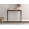 thumbnail image 4 of Safdie & Co. Table Console 31L Bois Brun Récupéré Métal Noir, 4 of 4