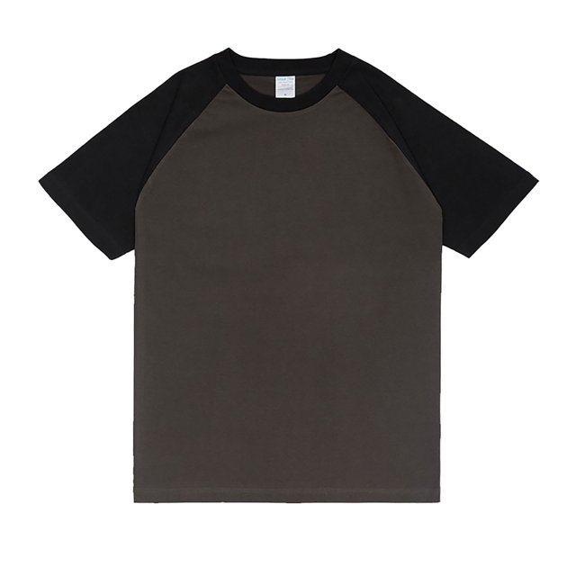Ediodpoh Men’s Raglan Contrast T Shirt in XL size, designed with a retro heavy shoulder style and a loose fit. Made of 95% cotton, this short-sleeve top features a round neckline and a two-tone colour scheme with black raglan sleeves and a dark grey body. Ideal for casual wear, workouts, or outdoor activities, this trendy men’s t-shirt combines comfort and style.