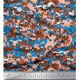 thumbnail image 1 of Soimoi Poly Georgette Fabric Two Tone Camouflage Fabric Prints By Yard 42 Inch Wide, 1 of 3