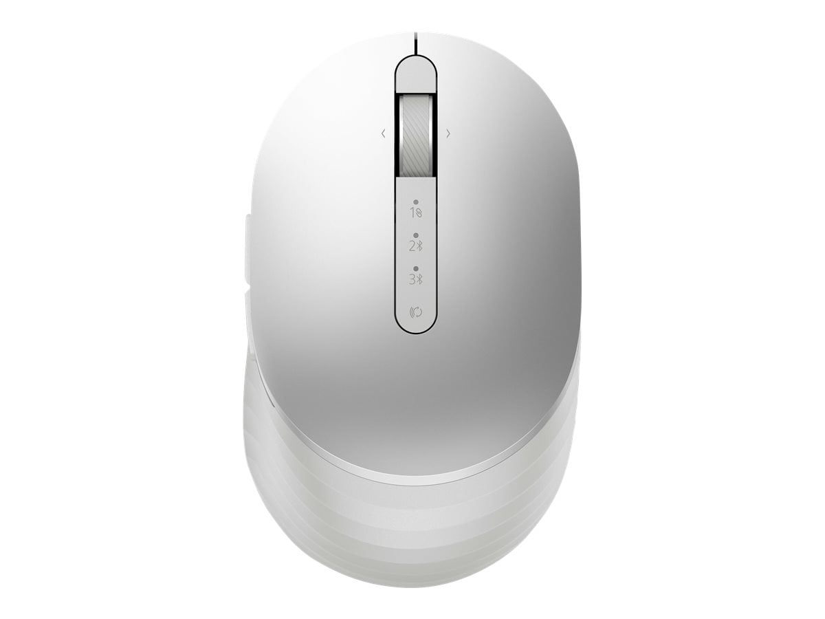 Dell Premier MS7421W - Mouse - optical - 7 buttons - wireless - 2.4 GHz, Bluetooth 5.0 - platinum silver