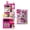 Pink, variant on Costway Kids Kitchen Playset with Realistic Sounds Lights Play Sink 95 PCS Accessories Blue