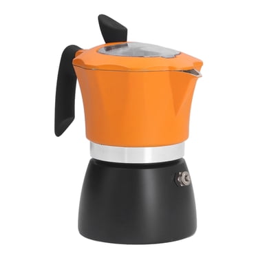 Moka Coffee Maker, Portable Coffee Pot 150ML Octagonal  Ergonomic  For Home For Newbie For Travel