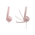 thumbnail image 3 of Logitech H390 Wired Headset for PC/Laptop, Rose - Headset - on-ear - wired - USB-A - rose, 3 of 15