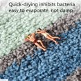 thumbnail image 3 of Ruch Rug Simple Flocking Bathroom Carpet, Microfiber Cotton, Dense Touch, Soft, Skin-friendly, Water-absorbing, Non-slip, Firm Selvedge, Not Easy to Shed, 3 of 9