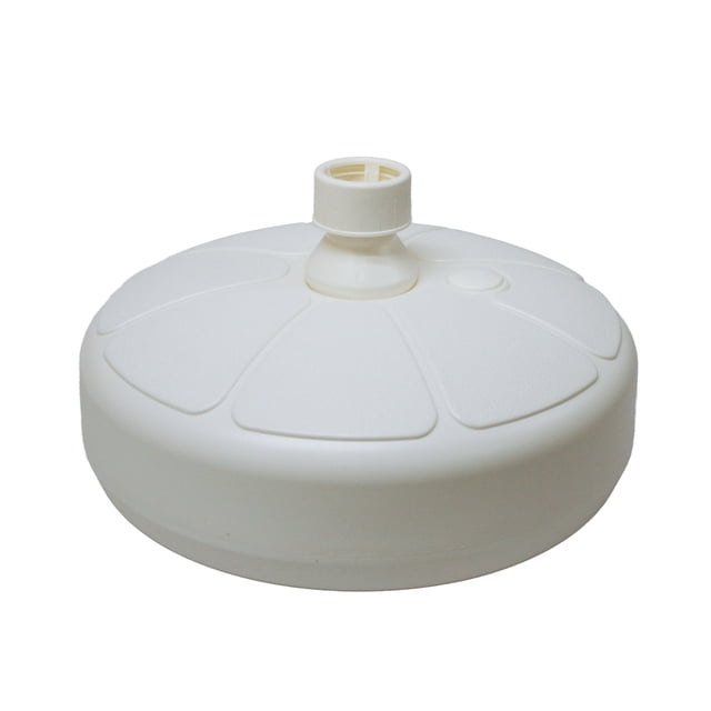 Good Ideas Outdoor Umbrella Stand Patio Base for 1 & 1.5 Inch Poles, White