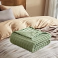 thumbnail image 4 of Boovnll Soft Fleece Blanket Warm and Soft Layer Double-Sided All-Season Solid Color Blanket, 4 of 6