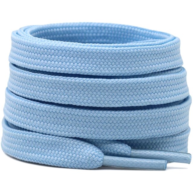Solid Flat Shoelaces Hollow Thick Athletic Shoe Laces Strings 2 Pair