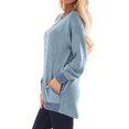 thumbnail image 4 of CEHVOM Blouse d'Été Décontractée à Manches Longues pour Femmes Col Rond Hauts Unis T-Shirt Liquidation, 4 of 7