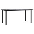 thumbnail image 5 of vidaXL 7 Piece Garden Dining Set with Cushions Brown and Black, 5 of 5