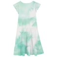 thumbnail image 4 of Girls Summer Double Layer Flutter Sleeve Dress - Flowy A-Line Gradient Midi Dress, 4 of 5