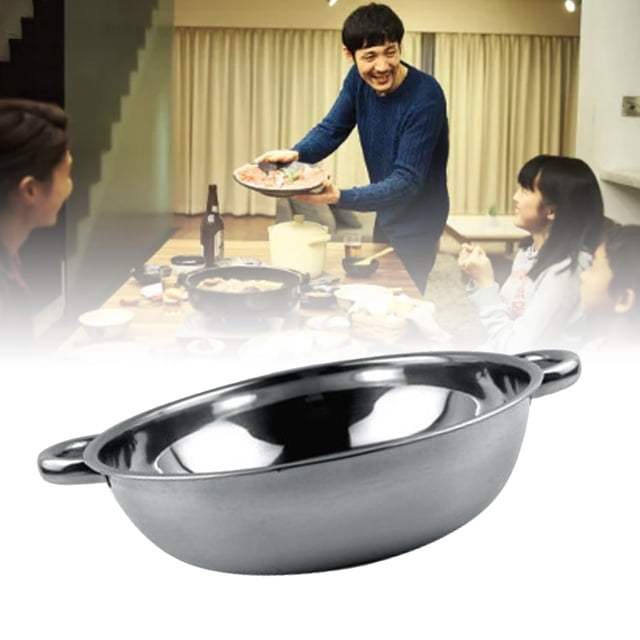 Stainless Steel Cooking Pot with Double Ear, Induction Cooker Special Design, Suitable for Commercial Restaurant Use, Rapid Heating, Versatile Use, Original Flavor Preservation