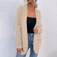 thumbnail image 1 of LOVZFMLL Cardigan for Women's Cardigan Color Coarse Knit Loose Oversized Knitwear, 1 of 6