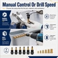 thumbnail image 3 of Rivet Nut Tool Kit, M3-M12 Metric Carbon Steel Mandrels and Rivet Nuts Set, Threaded Insert Kit for Automotive Metal Fabrication DIY Projects, 3 of 3