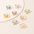 thumbnail image 4 of Butterfly Knuckle Ring Fashion Simple Acrylic Joint Ring Finger Ring for Women, 4 of 10