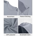 thumbnail image 3 of Charmo Chandails de Bain UPF 50+ pour Hommes, Séchage Rapide, Manches Courtes, Hauts de Maillot de Bain, Protection Solaire, Course, Surf, Rashguards, 3 of 9