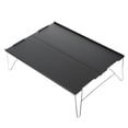 thumbnail image 1 of FENGGUIQU 1 Set Grey Folding Table for Outdoor Enthusiasts Portable for Camping and Hiking Small Picnic Table, 1 of 7